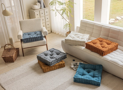 Cotton floor cushion (60 x 60 cm)