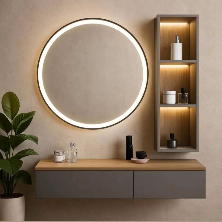 coin maquillage avec LED