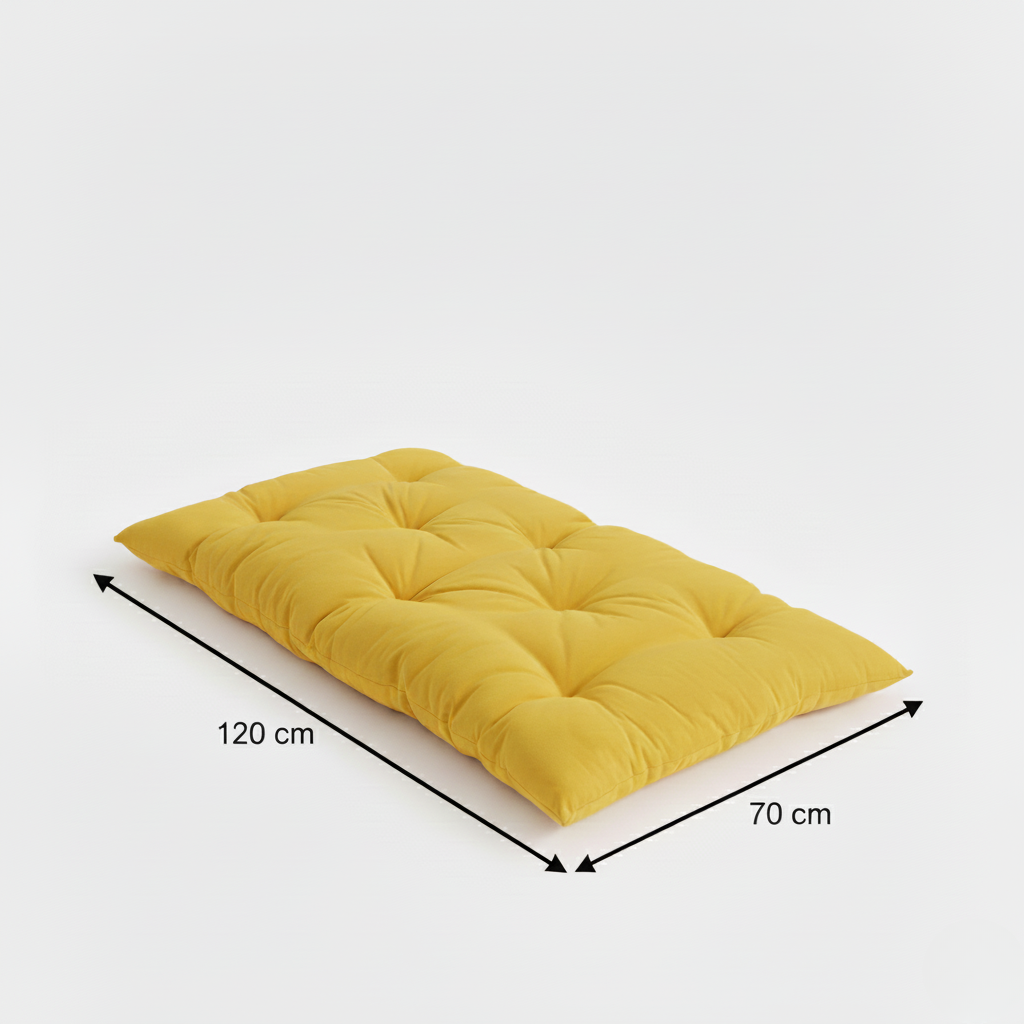 Comfortable floor mattress 120 x 70 cm