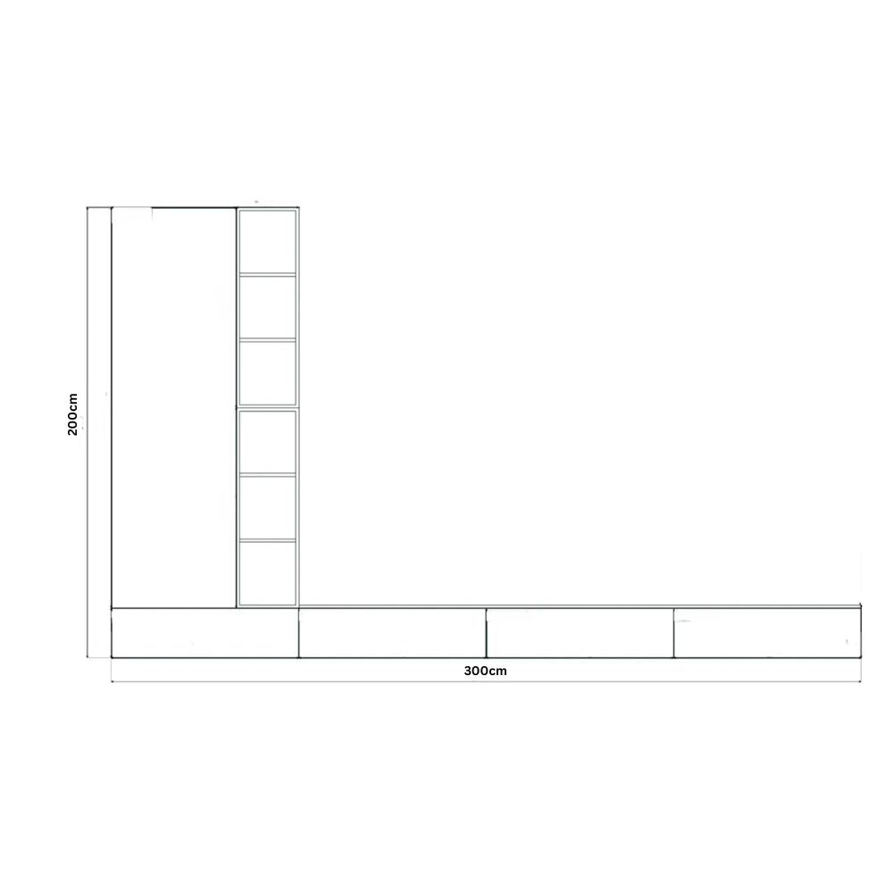Darex, Meuble tv suspendu