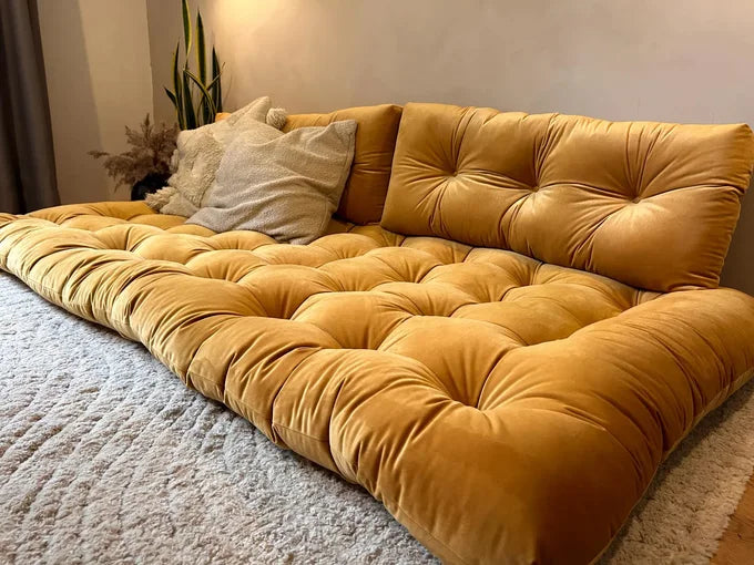 MATELAS DE SOL 190X120 CM AVEC DEUX OREILLERS