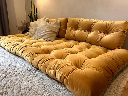 MATELAS DE SOL 190X120 CM AVEC DEUX OREILLERS